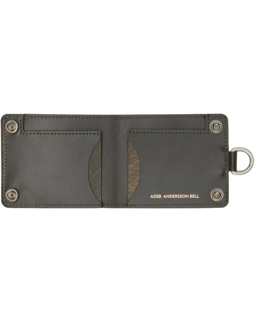 ANDERSSON BELL Green Oro Keychain Card Holder