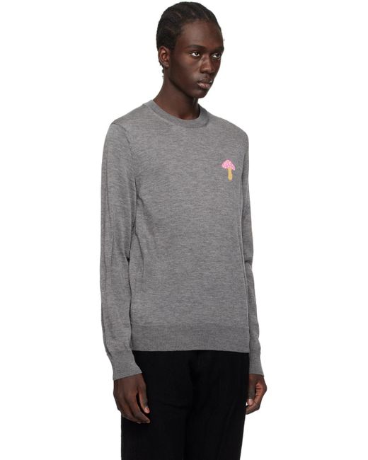 Comme des Garçons Black Comme Des Garçons Shirt Gray Brett Westfall Edition Sweater for men