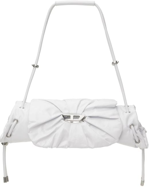 DIESEL ホワイト Scrunch-D S ショルダーバッグ White