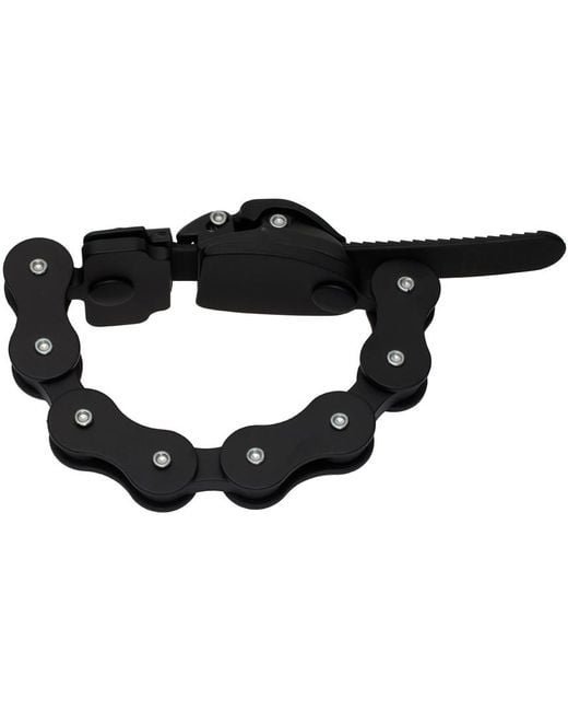 メンズ Innerraum ラージ Object B06 Bike Chain ブレスレット Black
