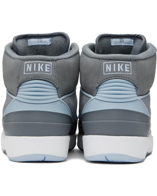 Nike Black Gray Air Jordan 2 Sneakers