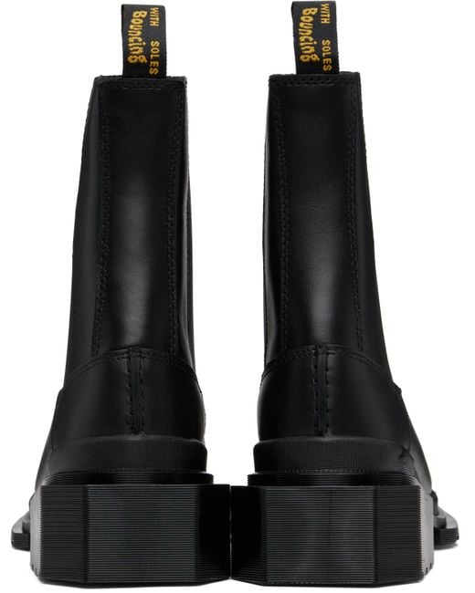 Dr. Martens Black Maybole Square Toe Chelsea Boots