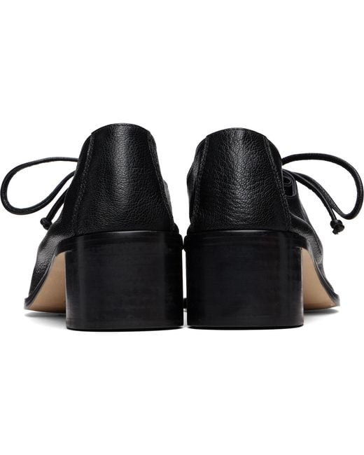 Hereu Black Plegada Heeled Heels