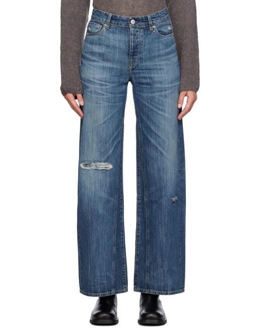 Our Legacy Blue Treble Cut Jeans