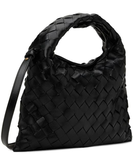 Bottega Veneta Black Mini Hop Bag