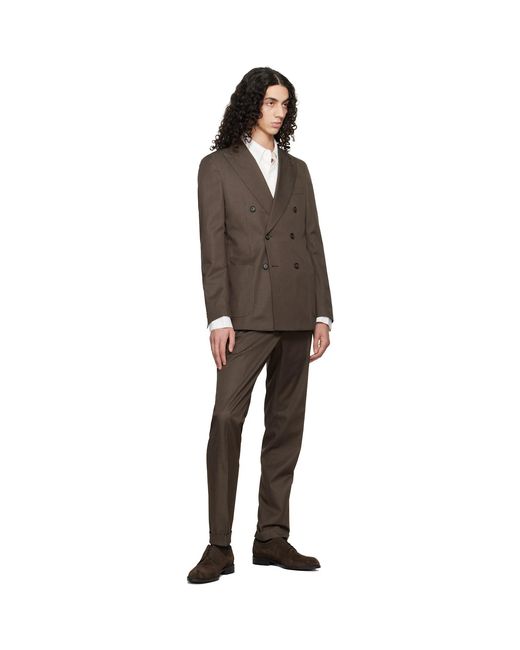 Boss Black Two-Piece Slim-Fit Stretch Cotton Suit for men