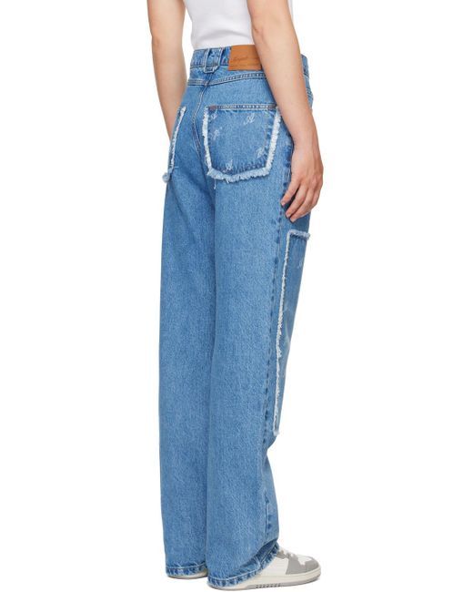 Axel Arigato Blue Zine Relaxed-Fit Jeans