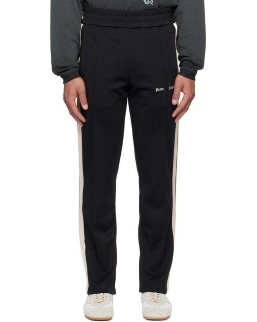 Palm Angels Black Classic Logo Track Pants for men
