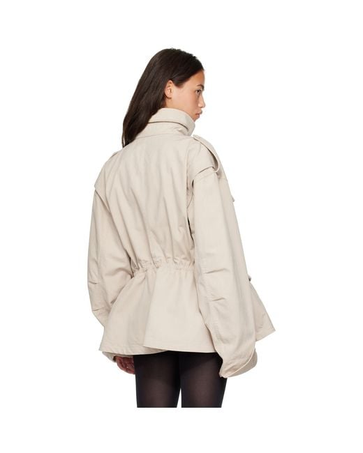 Balenciaga Natural Hourglass Parka