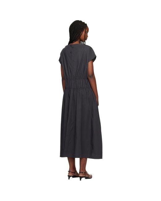 Robe Midi Simos Grise Studio Nicholson en coloris Black