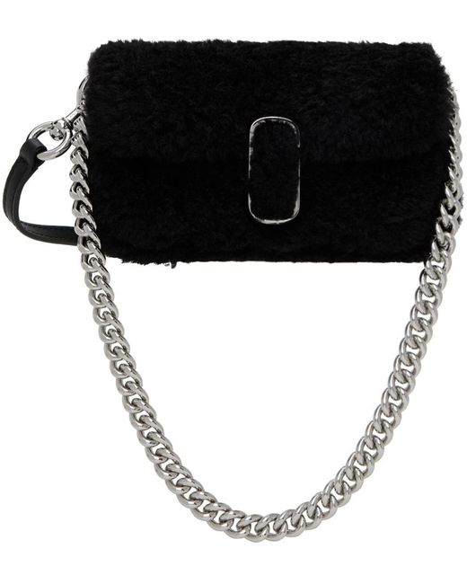 Marc Jacobs Black 'the Mini Faux-fur' Bag
