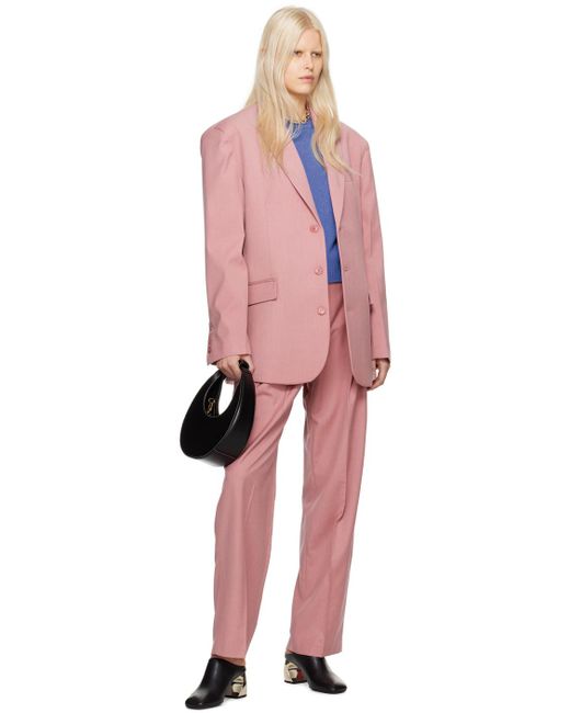 Frankie Shop Pink Gelso Blazer