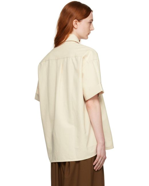 Cordera Natural Off- Boxy-fit Shirt