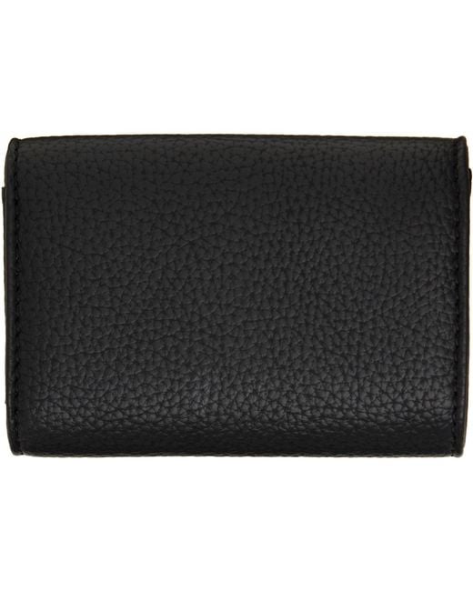 Vivienne Westwood Black Envelope Billfold Faux-Leather Wallet
