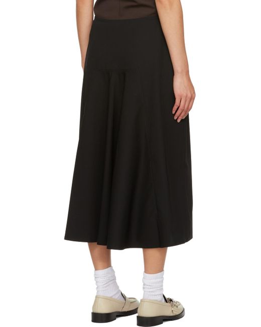 Sofie D'Hoore Black Secret Midi Skirt
