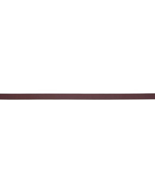 Tory Burch Black Burgundy Buckle Belt