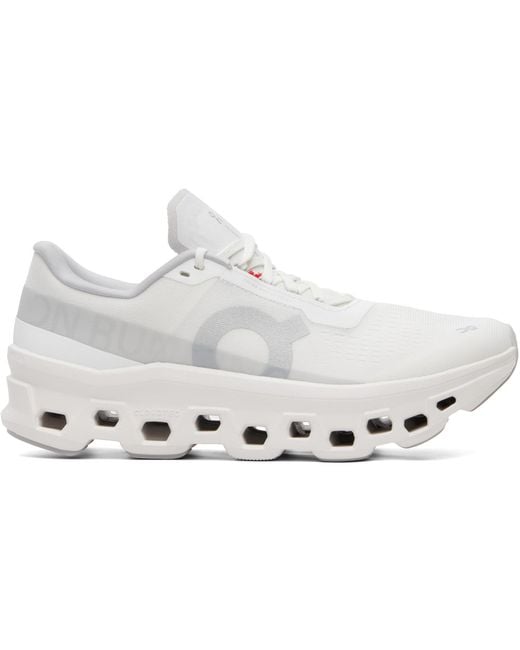 On Shoes White Cloudmster 1 Sneakers for men