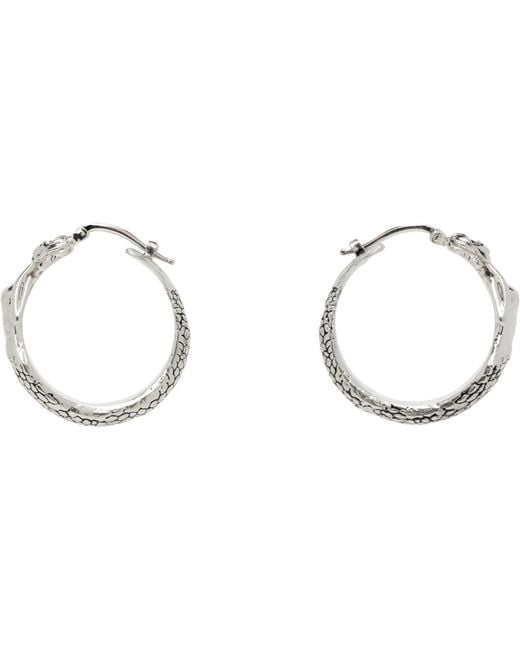 MM6 by Maison Margiela Black Mermaid Earrings for men