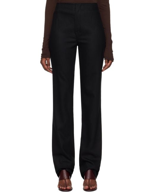 Frankie Shop Black Morrison Long Trousers