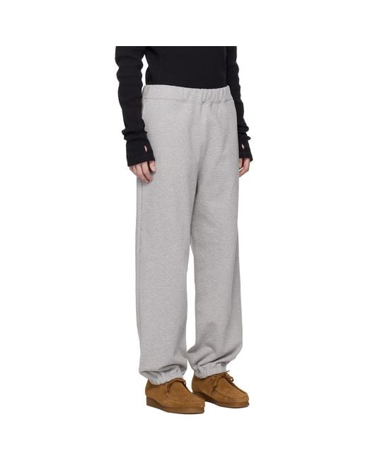 vowels Black Classic Sweatpants for men