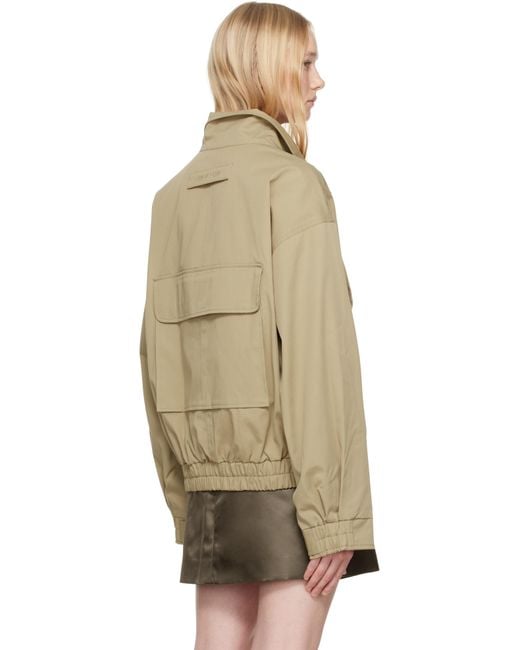 【関税込み】Sandy Liang ベージュ Papas ジャケット Sandy Liang Papas Jacket - Grain - LE POINT