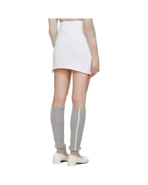 OPEN YY Multicolor Vented Miniskirt