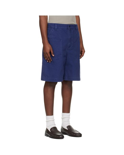 Isabel Marant Blue Akyle Shorts for men