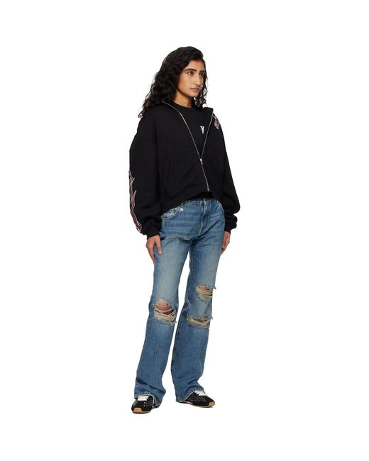 Amiri Black Stud Pacific Flat Sneakers