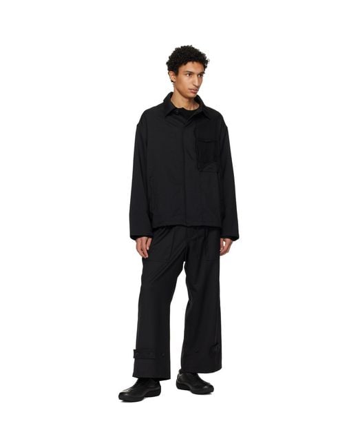 Y-3 Black Utility Blouson Jacket for men