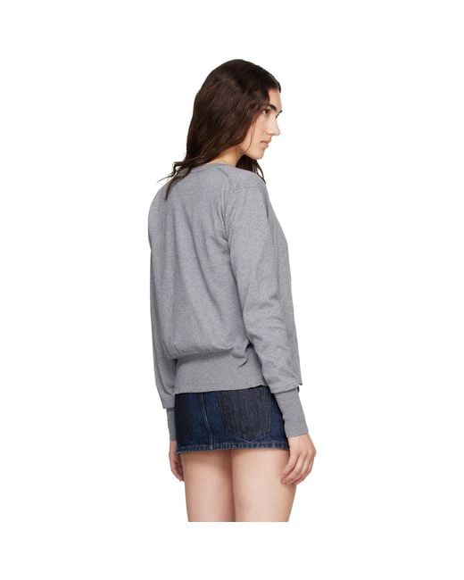Vivienne Westwood Blue Bea Cropped Cardigan