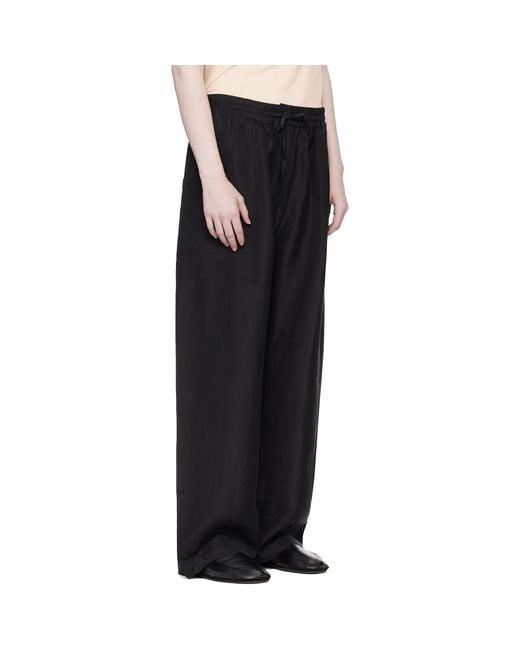 Studio Nicholson Black Capel Twill Trousers