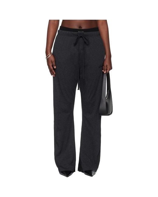 Fear Of God Black Holiday Jersey Flare Lounge Pants