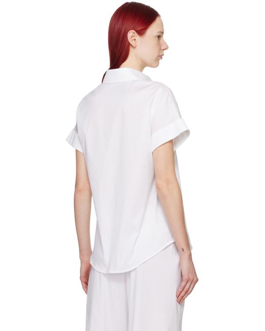 Max Mara White Oriana Shirt