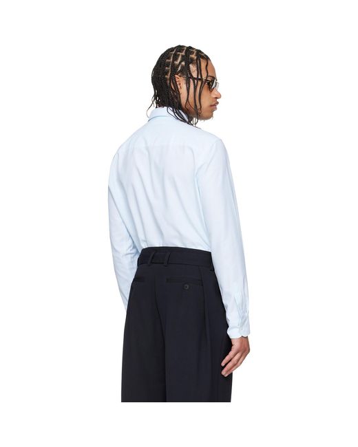 AMI White Cotton Ami De Coeur Oxford Shirt for men