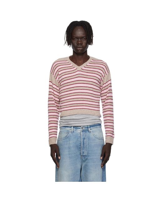 Ashley Williams Red Molly Knit Sweater for men