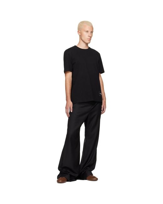Balmain Black Two-Pack Vintage' T-Shirts for men