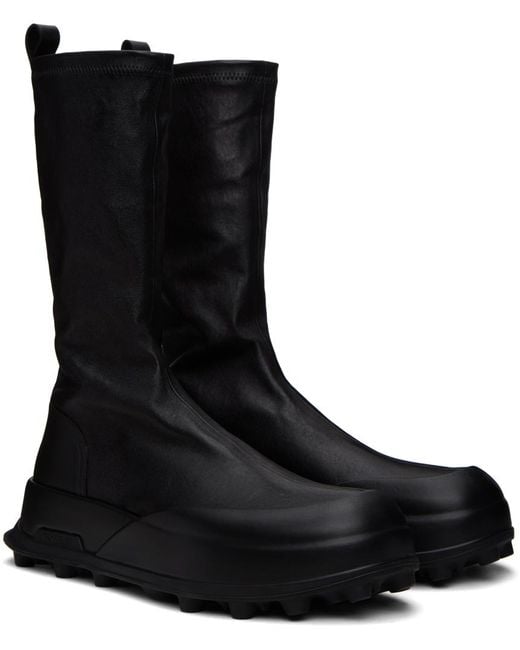 Jil Sander Black Orb Boots for men
