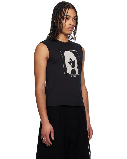 メンズ Ann Demeulemeester ブラック Ysewijn 'Till The End' タンクトップ Black