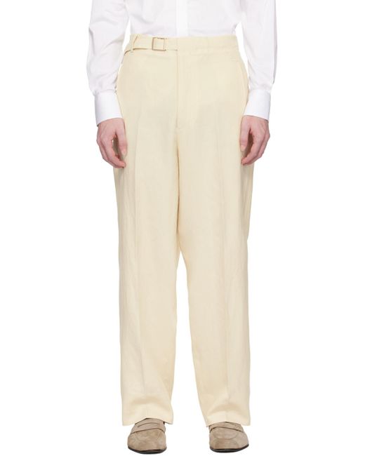 Pantalon à ceinture Zegna pour homme en coloris Natural