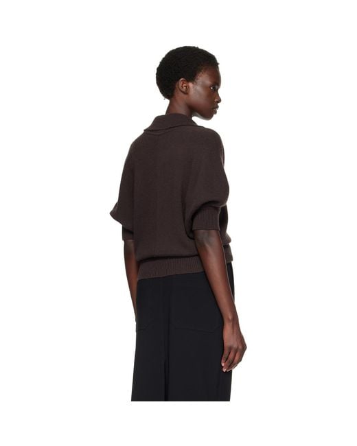 Proenza Schouler Black Vella Polo
