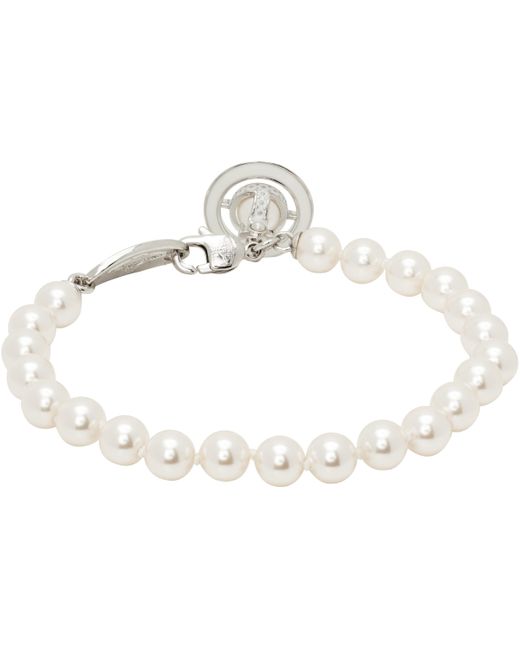 Vivienne Westwood Black Simonetta Pearl Bracelet