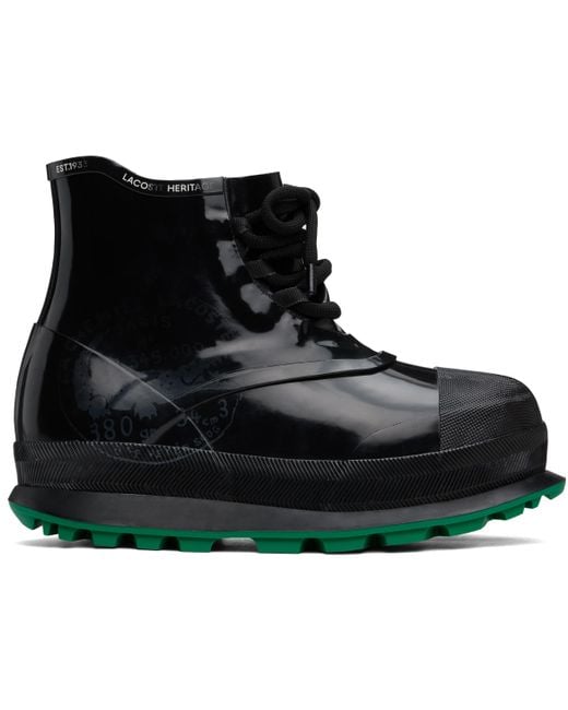Lacoste Black René Boots for men