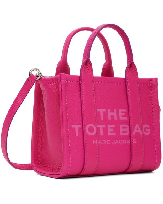 Cabas 'the tote bag' rose en cuir à bandoulière Marc Jacobs en coloris Pink