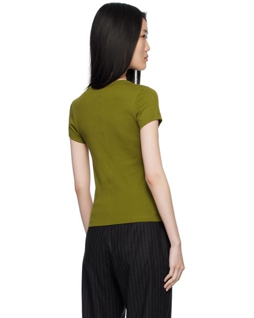 Flore Flore グリーン Jill ベビーTシャツ Green
