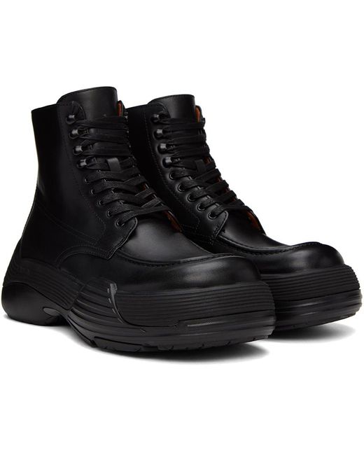 Lanvin Black Flash-x Ankle Boots for men