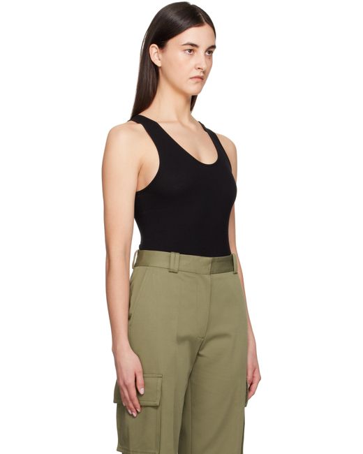 Anine Bing Black Ginny Bodysuit