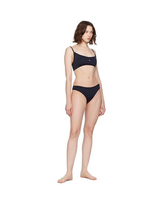 Baserange Black Heart Bikini Bottom