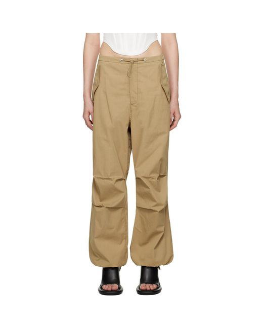 Dion Lee Natural Toggle Parachute Trousers