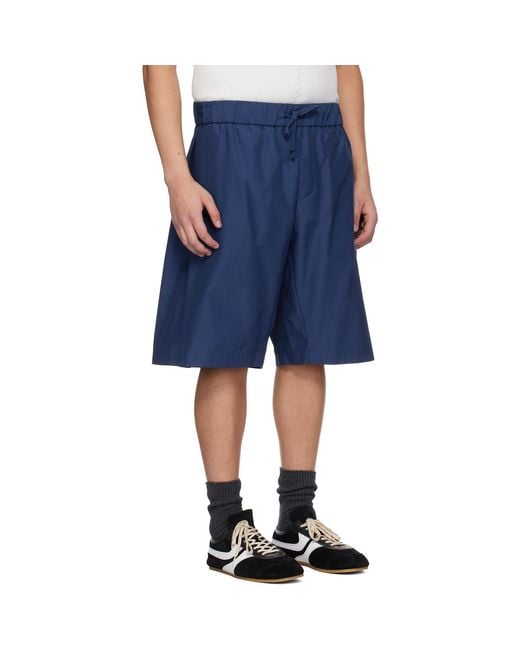 Seventh Blue Orb Shell Shorts for men