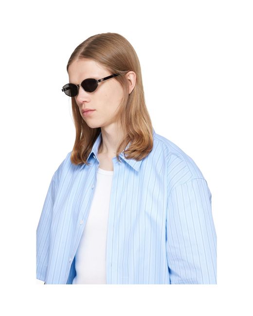 Fendi Gray Baguette Sunglasses for men